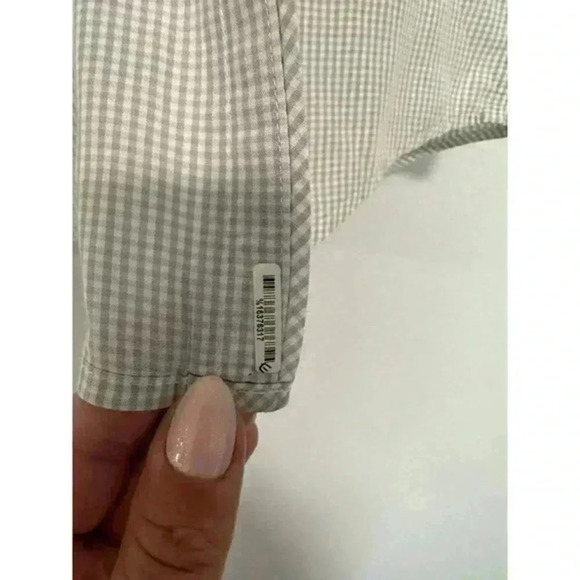 Penguin Munsingwear Men's Size M Classic Fit Short Sleeve Button‎ Up Plaid Shirt - Picture 5 of 7